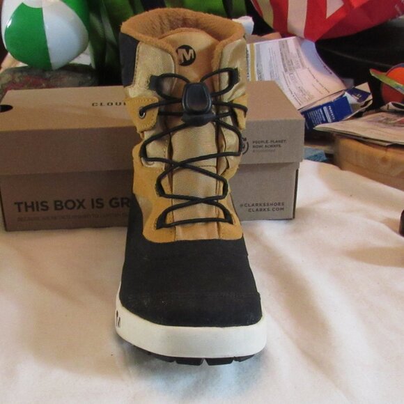 Merrell Snowbank 2 Waterproof Boots Size 5 M Lace-up, ThermoChill Cushioned EUC main image 5